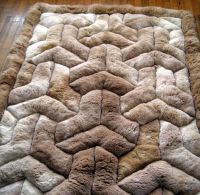Baby Alpaca Fur Rug. Handmade  in Peru - AR0122